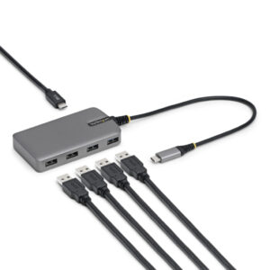 StarTech.com 5G4AC-USB-C-HUB interface hub USB 3.2 Gen 1 (3.1 Gen 1) Type-C 5000 Mbit/s Grijs