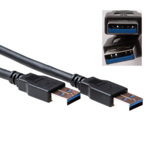 ACT USB 3.0 A male - USB A male 5,00 m