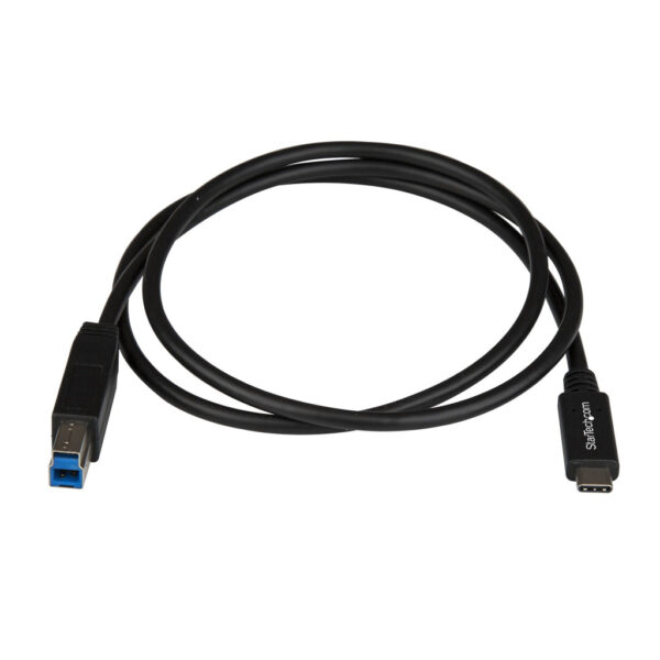 StarTech.com 1m USB-B naar USB-C Kabel, USB 10Gbps, USB 3.2 Gen 2 Type C naar USB-B Data Transfer Kabel - Afbeelding 3