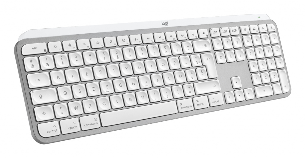Logitech Master MX Keys S for Mac toetsenbord Kantoor RF-draadloos + Bluetooth AZERTY Frans Aluminium, Wit - Afbeelding 3