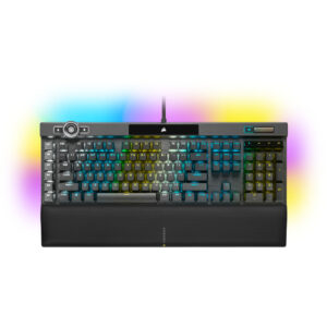 Corsair K100 RGB toetsenbord Gamen USB AZERTY Frans Zwart