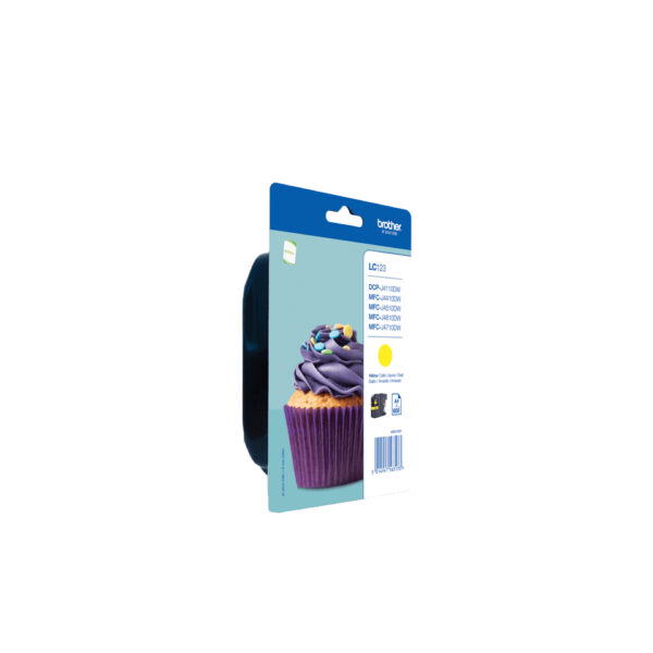 Brother LC123YBP inktcartridge 1 stuk(s) Origineel Geel - Afbeelding 2