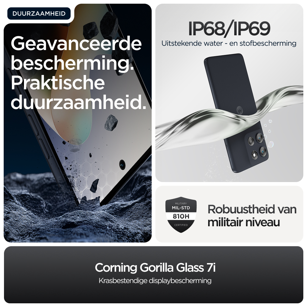 Motorola moto g56 5G 17,1 cm (6.72") Hybride Dual SIM Android 15 USB Type-C 8 GB 512 GB 5200 mAh Zwart - Afbeelding 12