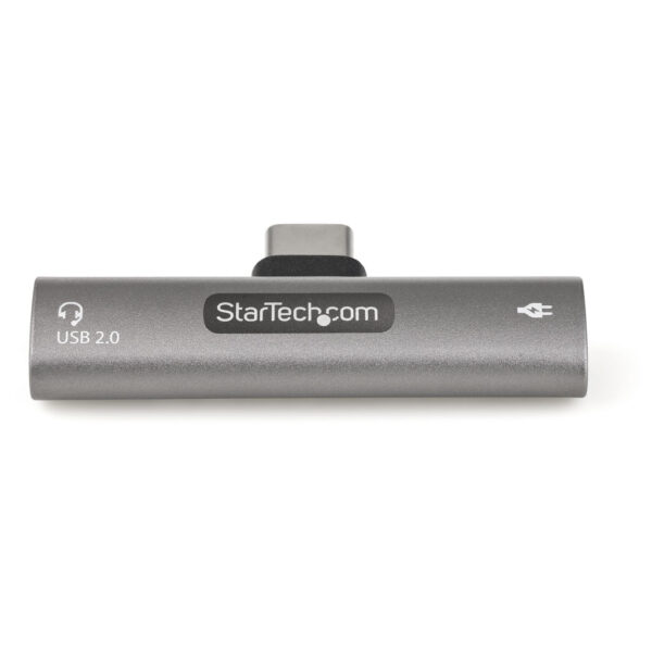 StarTech.com USB-C Audio & Oplaadadapter - USB-C Audio Adapter met USB-C Koptelefoon/Headset Poort en 60W USB Type-C Power Deliv - Afbeelding 7