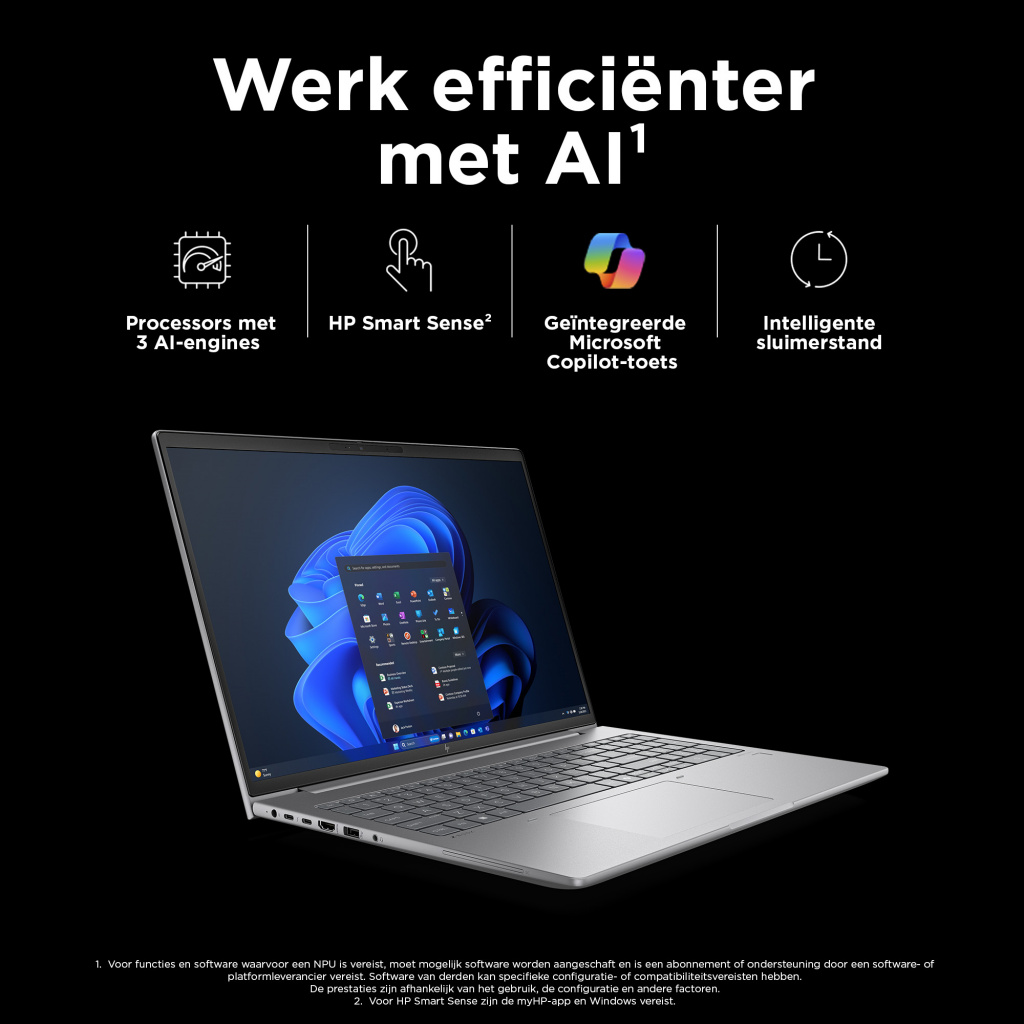 HP ZBook Power G11 A AMD Ryzen™ 9 8945HS Mobiel werkstation 40,6 cm (16") WQXGA 64 GB DDR5-SDRAM 1 TB SSD NVIDIA RTX 2000 Ada Wi - Afbeelding 21