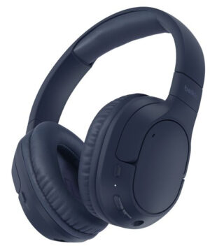 Belkin AUD009HQBL hoofdtelefoon/headset Hoofdtelefoons Draadloos Hoofdband Oproepen/muziek USB Type-C Bluetooth Blauw