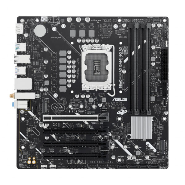 ASUS B860M MAX GAMING AX Intel B860 LGA 1851 (Socket V1) micro ATX - Afbeelding 3