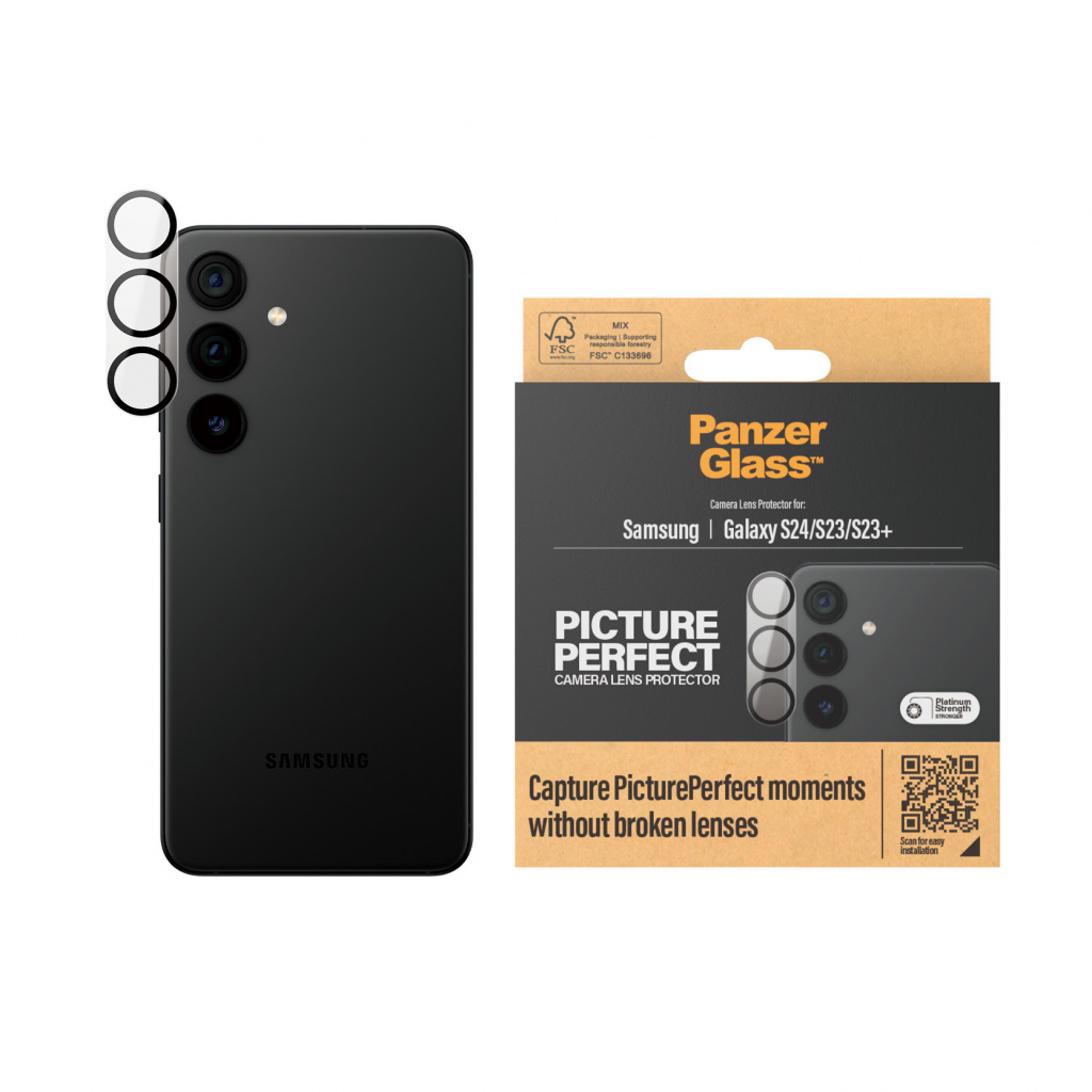 PanzerGlass ® PicturePerfect Camera Lens Protector Samsung Galaxy S24 | S23 | S23+ Doorzichtige schermbeschermer 1 stuk(s) - Afbeelding 2
