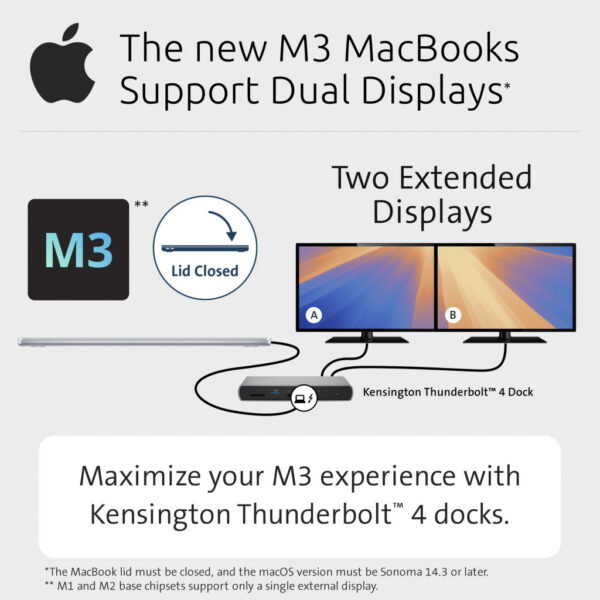 Kensington SD5760T Thunderbolt 4 Dual 4K Docking Station met 96W Power Delivery - Afbeelding 12