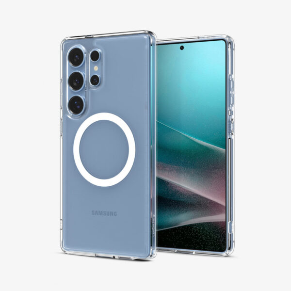 Spigen Ultra Hybrid (MagFit) mobiele telefoon behuizingen 17,5 cm (6.9") Hoes Transparant, Wit - Afbeelding 2