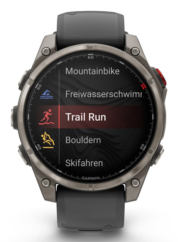 Garmin fēnix 8 Pro 3,56 cm (1.4") AMOLED 47 mm Digitaal 454 x 454 Pixels Touchscreen Grafiet, Titanium Wifi GPS - Afbeelding 4