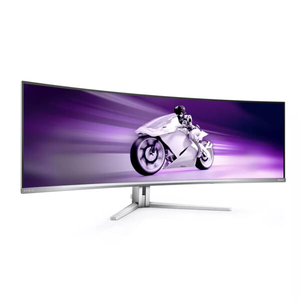 Philips Evnia 8000 49M2C8900L/00 computer monitor 124,2 cm (48.9") 5120 x 1440 Pixels Dual QHD QD-OLED Wit - Afbeelding 7