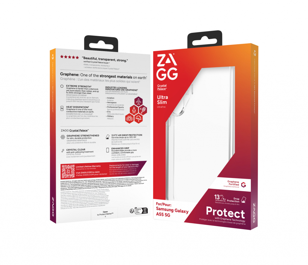 ZAGG Crystal Palace mobiele telefoon behuizingen 16,8 cm (6.6") Hoes Transparant - Afbeelding 5