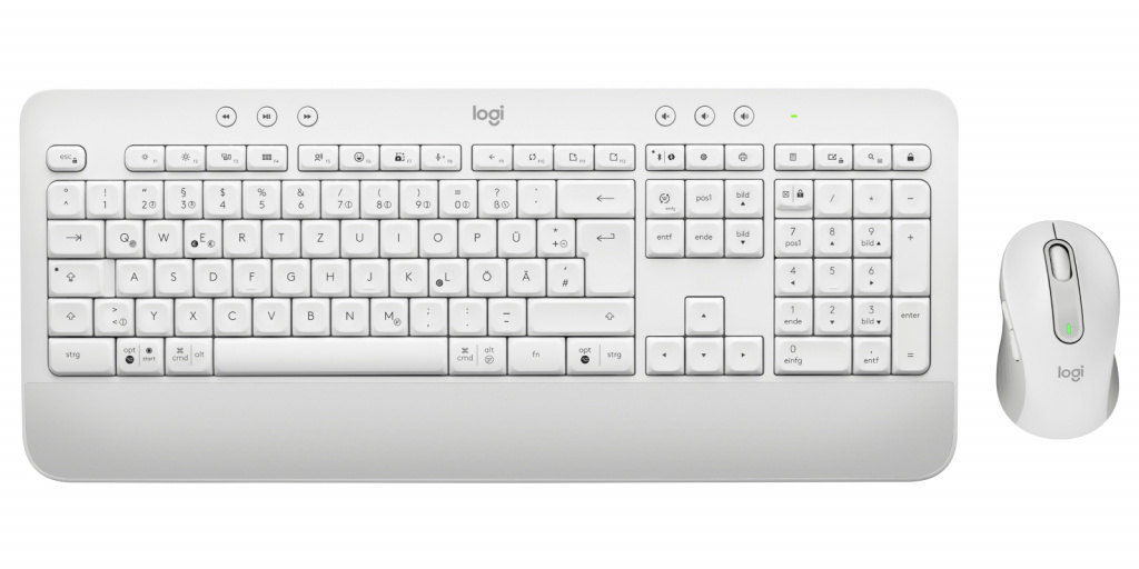 Logitech 920-011022 toetsenbord Inclusief muis Kantoor Bluetooth QWERTZ Duits Wit - Afbeelding 6