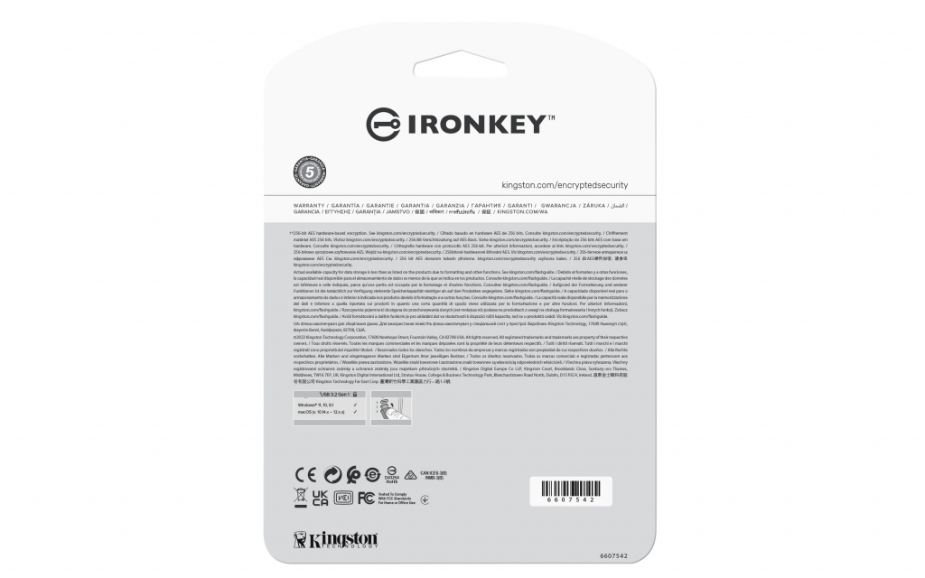 Kingston Technology IronKey 16GB Vault Privacy 50 AES-256 versleuteling, FIPS 197 - Afbeelding 3