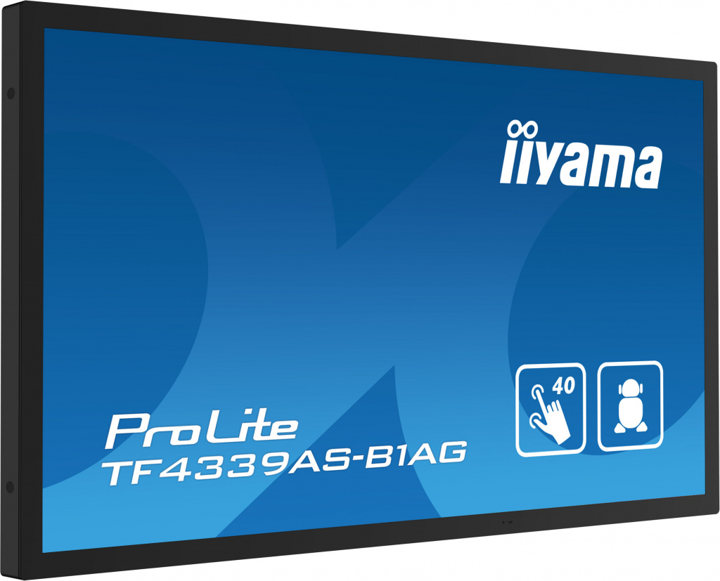 iiyama TF4339AS-B1AG beeldkrant Digitale signage flatscreen 108 cm (42.5") LED 500 cd/m² 4K Ultra HD Zwart Touchscreen Type proc - Afbeelding 4