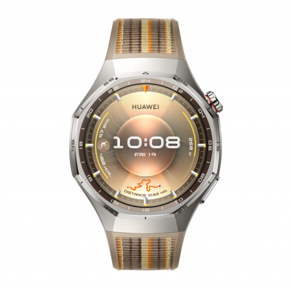 Huawei WATCH GT6 PRO 3,73 cm (1.47") AMOLED 46 mm Digitaal 466 x 466 Pixels Touchscreen Zwart, Titanium GPS