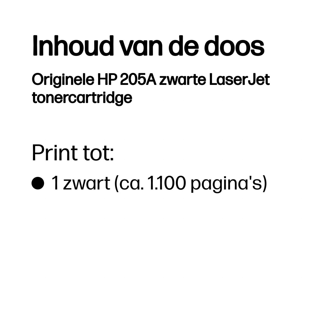 HP Originele 205A zwarte LaserJet tonercartridge - Afbeelding 3