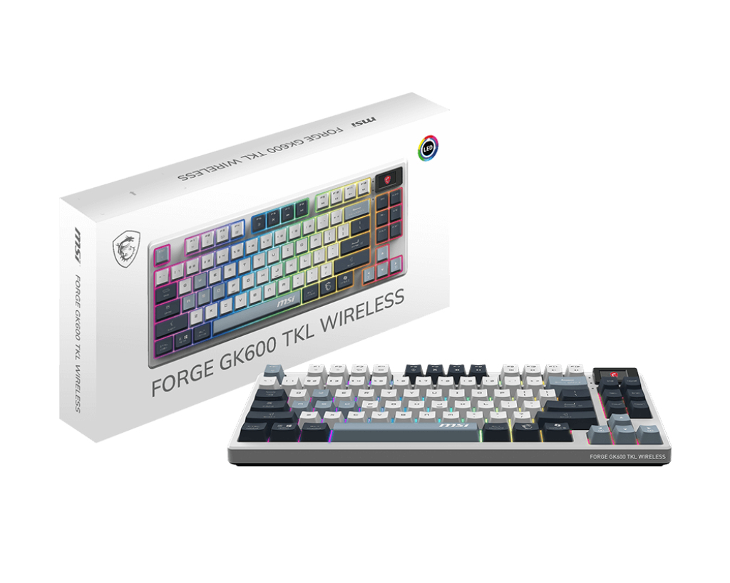 MSI FORGE GK600 TKL WIRELESS Mechanical Gaming Keyboard - Afbeelding 5