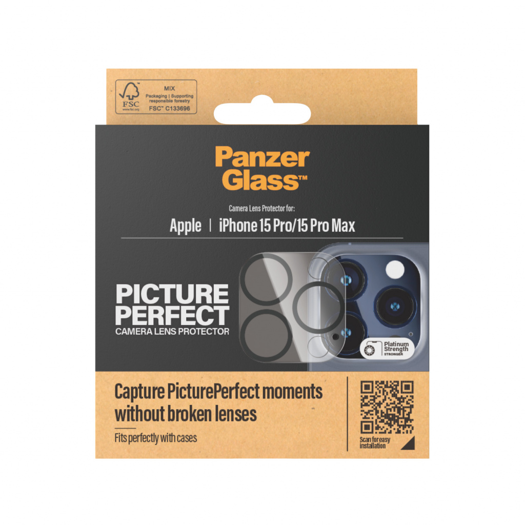 PanzerGlass ® PicturePerfect Camera Lens Protector iPhone 15 Pro | 15 Pro Max Doorzichtige schermbeschermer Apple 1 stuk(s) - Afbeelding 3