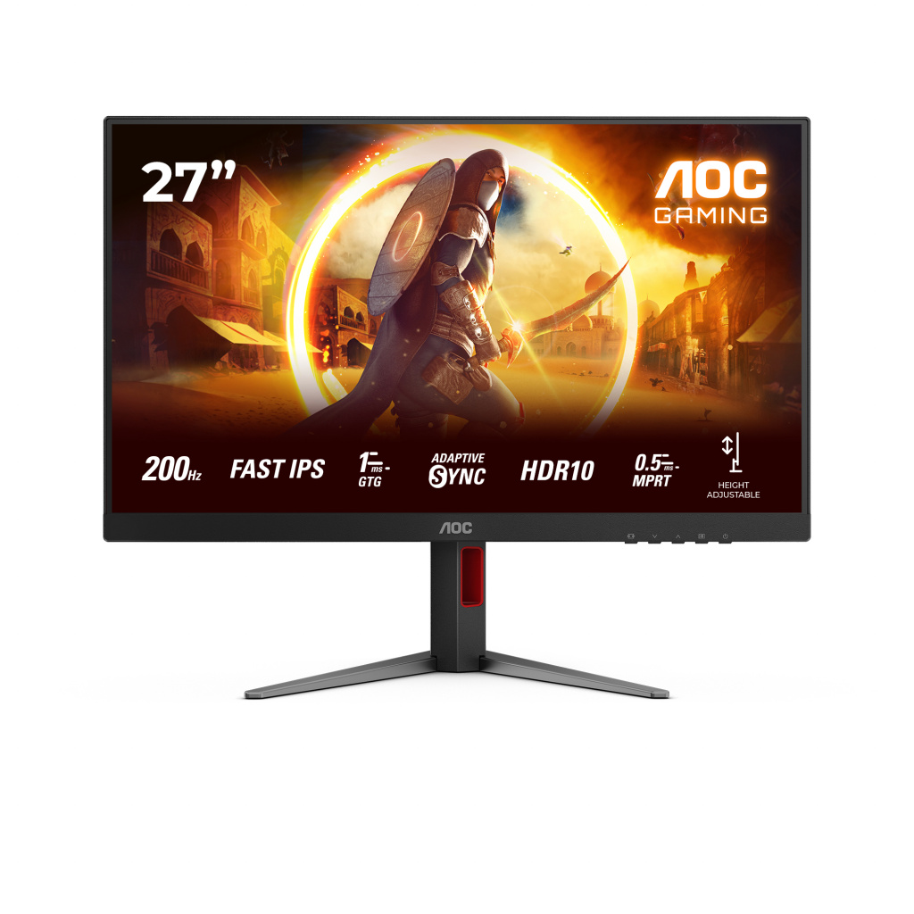 AOC G4 27G4HA computer monitor 68,6 cm (27") 1920 x 1080 Pixels Full HD LED Zwart, Rood