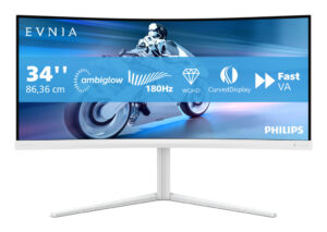 Philips Evnia 5000 34M2C5501A/00 computer monitor 86,4 cm (34") 3440 x 1440 Pixels Wide Quad HD LCD Wit
