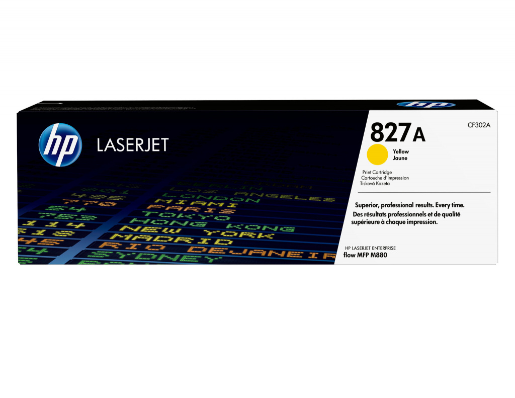 HP 827A originele gele LaserJet tonercartridge