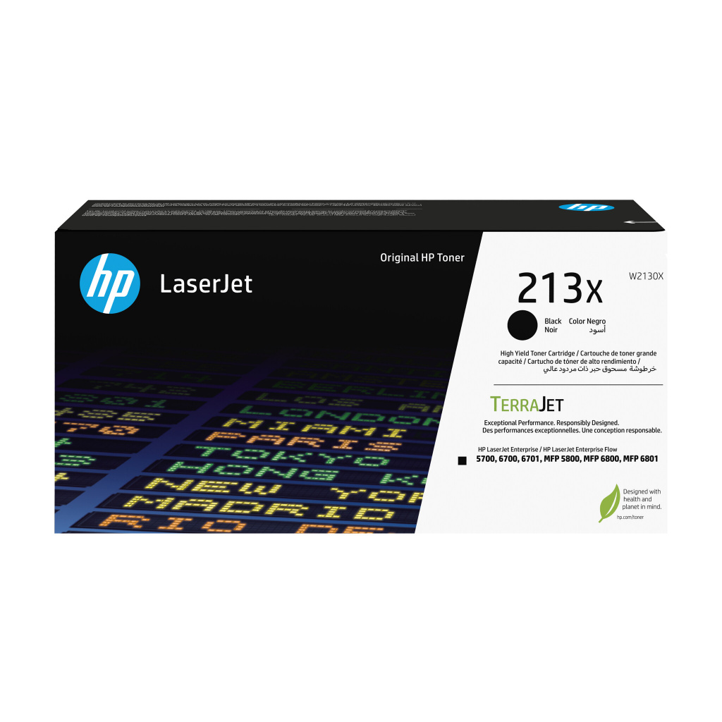 HP 213X originele high-capacity LaserJet-tonercartridge, zwart
