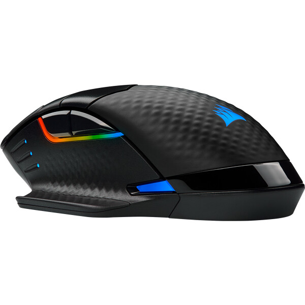Corsair DARK CORE RGB PRO muis Gamen Rechtshandig RF Wireless + Bluetooth + USB Type-A Optisch 18000 DPI - Afbeelding 5
