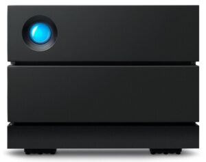 LaCie 2Big Raid USB-C 60TB disk array Desktop Zwart