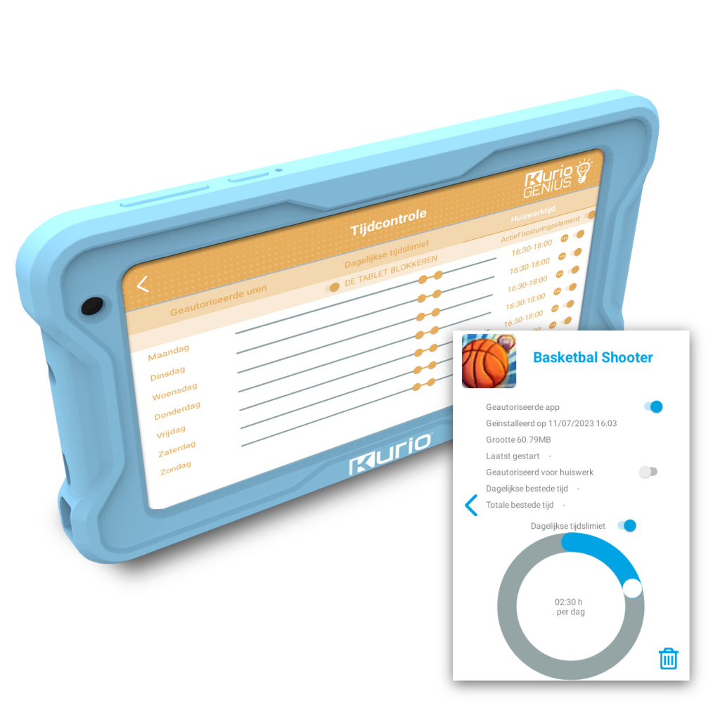 Kurio Tab lite 32 GB Wifi Blauw - Afbeelding 14