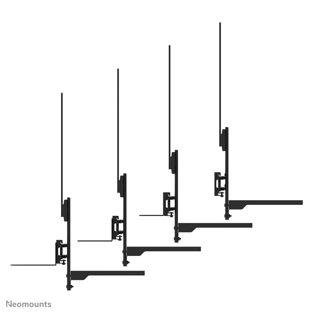 Neomounts AV60-500BL Videobar en laptophouder kit 43-110" - VESA - max 8 kg - universeel - Afbeelding 12