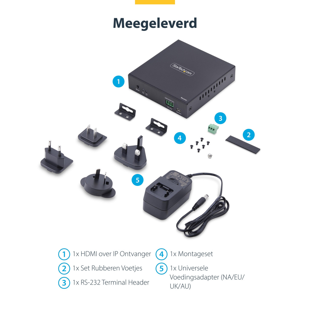 StarTech.com HDMI Ontvanger Over IP Netwerk voor IH2006 Product Series, 4K 60Hz, HDMI over Ethernet/UTP, Zonder Drivers, AVoIP, - Afbeelding 13