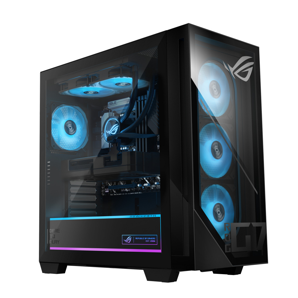 ASUS ROG G700 GM700TZ-R8400F042W AMD Ryzen™ 5 8400F 32 GB DDR5-SDRAM 1 TB SSD AMD Radeon RX 9060 XT Windows 11 Home Tower PC Zwa - Afbeelding 5