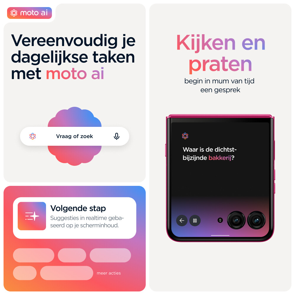 Motorola razr 60 ultra 17,7 cm (6.96") Dual SIM Android 15 5G USB Type-C 16 GB 512 GB 4700 mAh Roze - Afbeelding 30