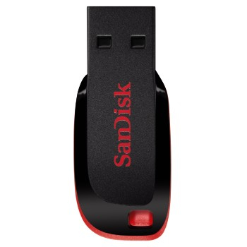SanDisk Cruzer Blade USB flash drive 64 GB USB Type-A 2.0 Zwart, Rood - Afbeelding 4