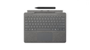 Microsoft Surface Pro Keyboard with Slim Pen for Business AZERTY Belgisch Microsoft Cover port Platina