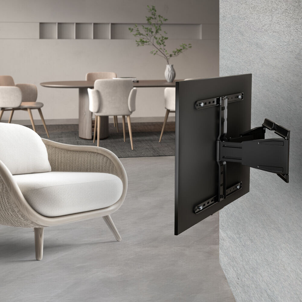 ACT Full motion tv wandsteun, 43" tot 90", ultradun, VESA - Afbeelding 3