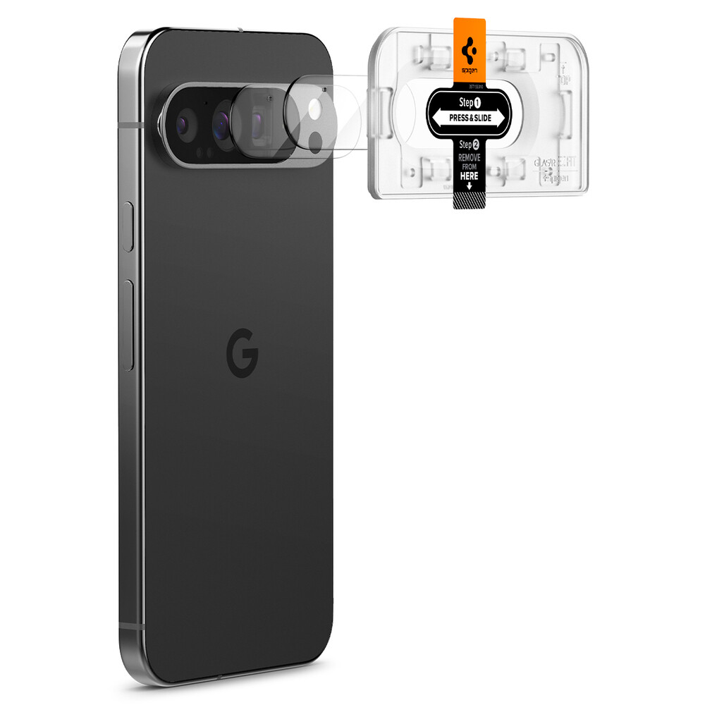 Spigen GLAS.tR EZ Fit Optik Cameralensbeschermer Google 2 stuk(s) - Afbeelding 4