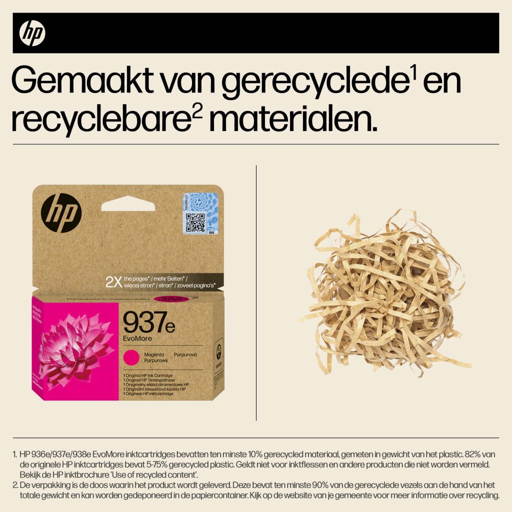 HP 937e EvoMore originele magenta inktcartridge - Afbeelding 5