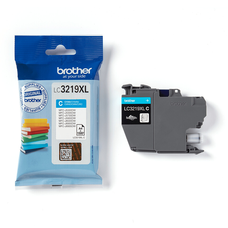 Brother LC3219XLC inktcartridge 1 stuk(s) Origineel Hoog (XL) rendement Cyaan - Afbeelding 3