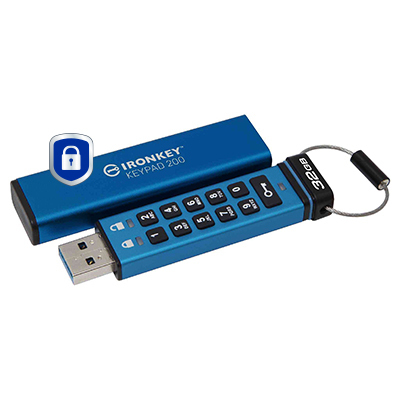 Kingston Technology IronKey 32GB Keypad 200, FIPS 140-3 Lvl 3 (aangevraagd) AES-256 versleuteld - Afbeelding 5