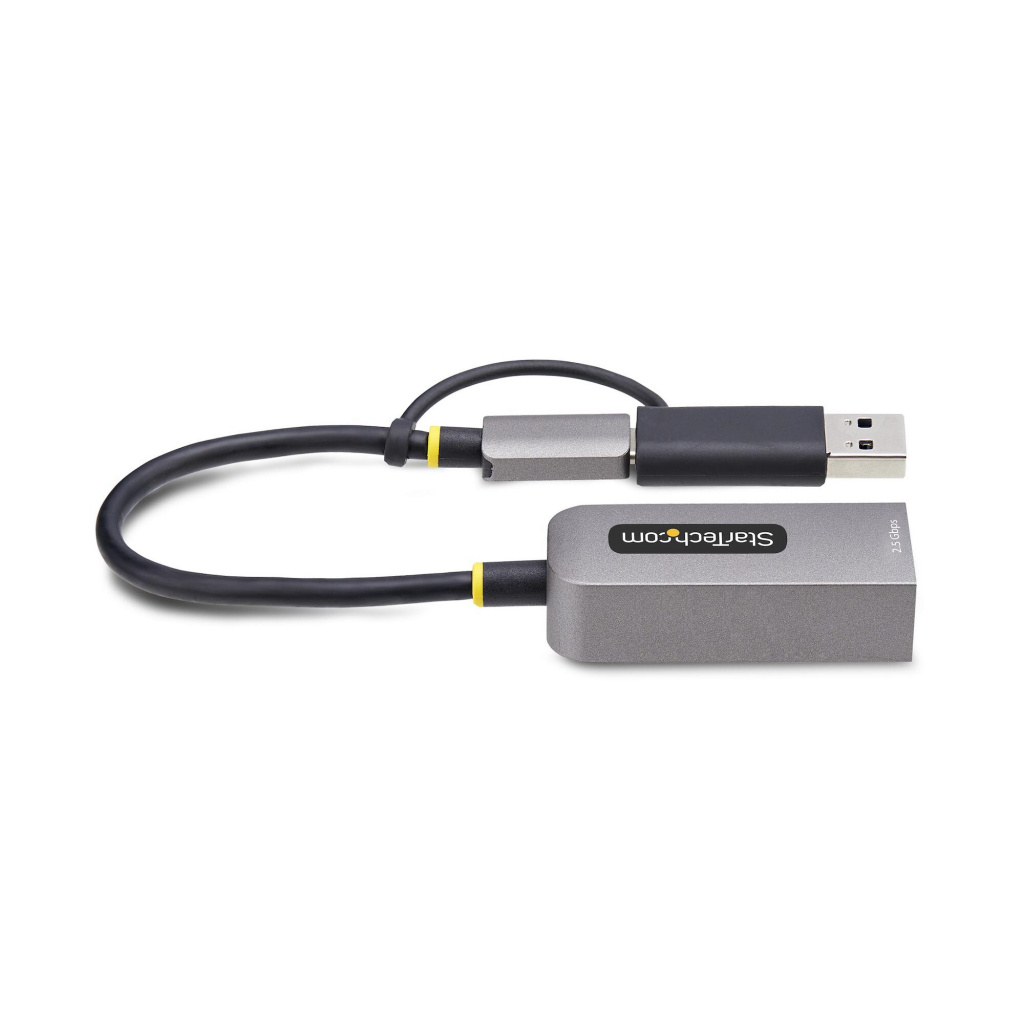 StarTech.com 2.5GbE USB-C naar Ethernet Adapter met USB-A Converter, NBASE-T NIC, USB 3.0 Type-C 2.5/1G Multi Speed Netwerk, Thu - Afbeelding 5