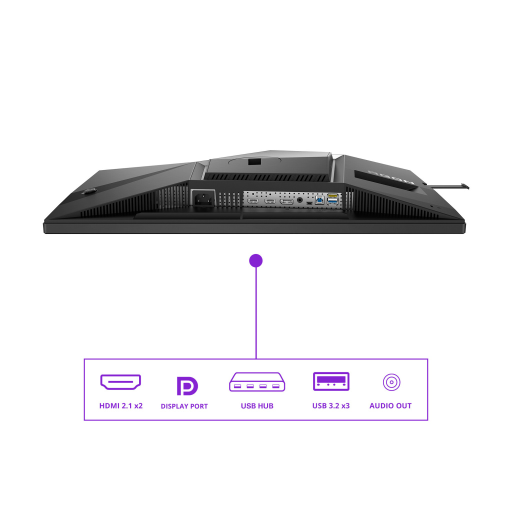 AOC AGON PRO AG326UD computer monitor 80 cm (31.5") 3840 x 2160 Pixels 4K Ultra HD QD-OLED Zwart - Afbeelding 9