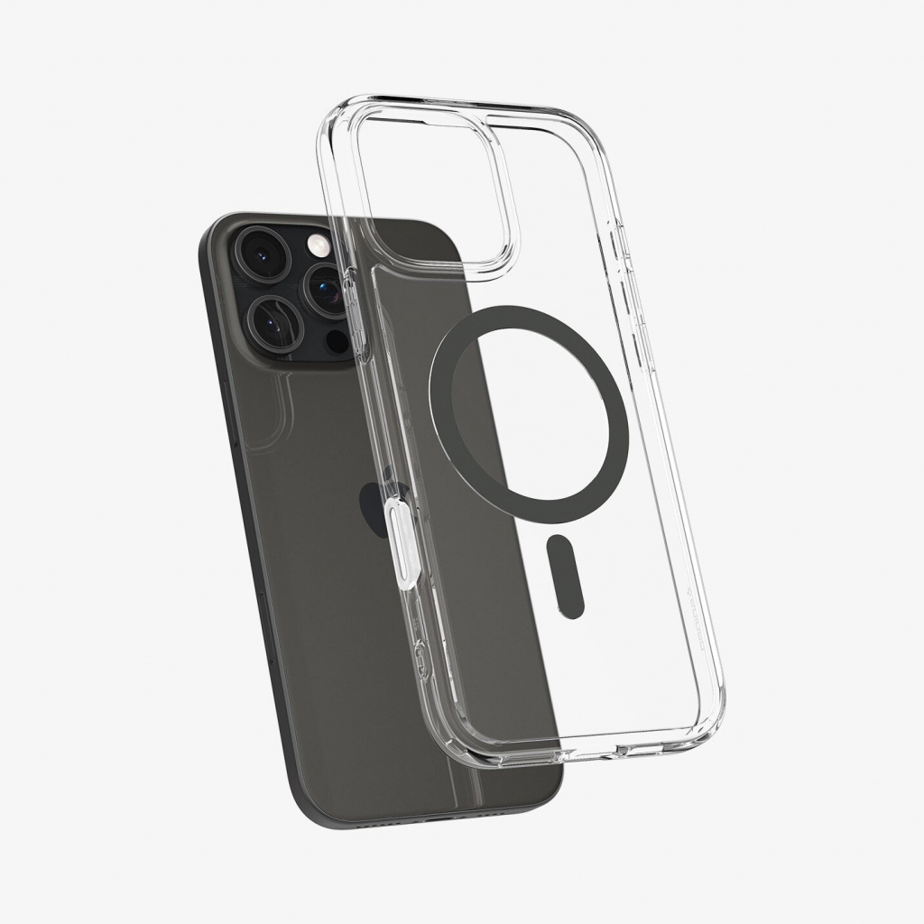 Spigen iPhone 16 Pro Max Case mobiele telefoon behuizingen Grafiet - Afbeelding 7