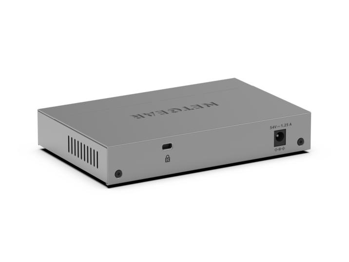 NETGEAR GS105EP Unmanaged Gigabit Ethernet (10/100/1000) Power over Ethernet (PoE) Grijs - Afbeelding 4