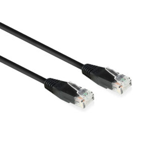 ACT Zwart 10,0 meter U/UTP CAT6 patchkabel met RJ45 connectoren
