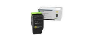 Lexmark 78C0U40 tonercartridge Geel