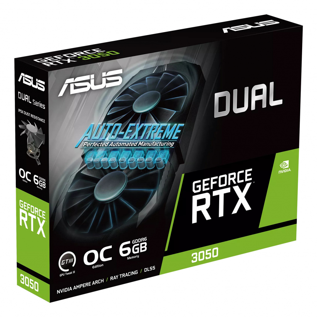 ASUS Dual -RTX3050-O6G NVIDIA GeForce RTX 3050 6 GB GDDR6 - Afbeelding 9