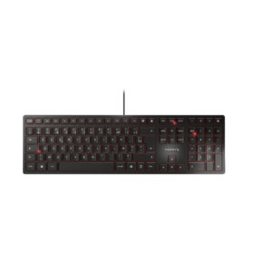 CHERRY KC 6000 Slim toetsenbord Universeel USB AZERTY Belgisch Zwart